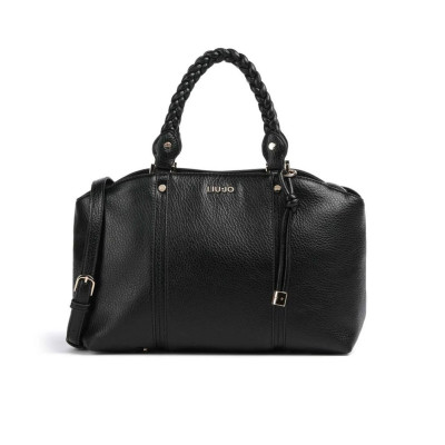 Borsa donna due manici media Liu Jo Fluido Nero