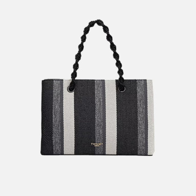 Borsa donna due manici media Twinset Mu. Neve/Grigio Chiaro