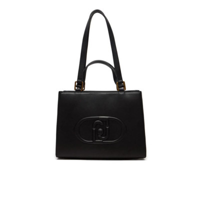 Borsa Donna Due Manici Quadrata Rubino Liu Jo Nero  Valigeria.it