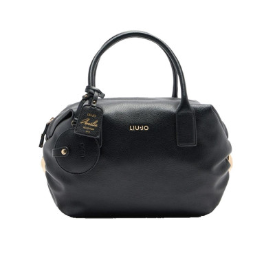 Borsa donna due manici con tracolla tipo bauletto Liu Jo Amelie Nero