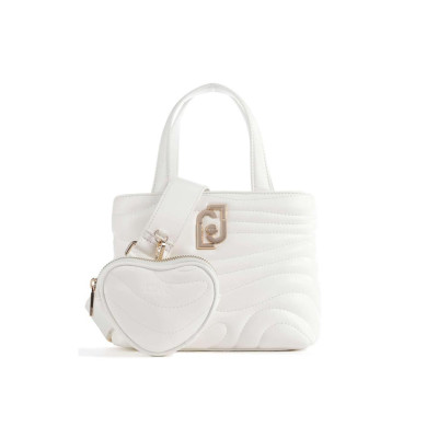 Borsa Donna Due Manici Trapuntata Liu Jo Off White  Valigeria.it