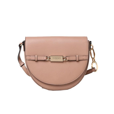 Borsa Donna Postina Miss Twinset 242TD834311943 Chocolate Malt Valigeria-it