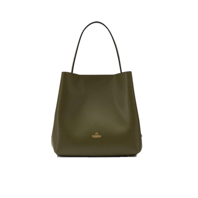 Borsa donna secchiello a piramide Cuoieria Fiorentina Alice Militare