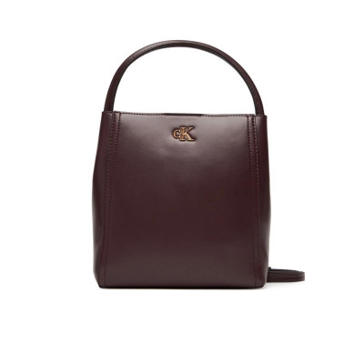 Borsa donna secchiello quadrato con manico corto + tracolla Calvin Klein Fudge