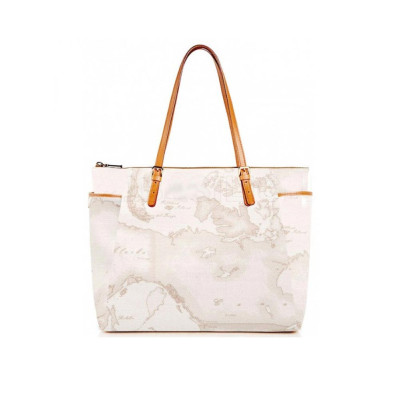 Borsa Donna Shopping Alviero Martini 1^Classe Geo White CE00161880900  Valigeria.it
