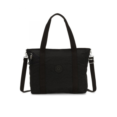 Borsa Donna Shopping Asseni Kipling Black  Valigeria.it
