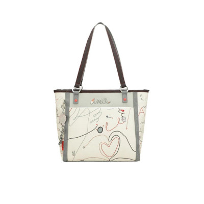 Borsa donna shopping grande Alma Anekke 40762047-Multicolor Valigeria-it