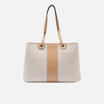 Borsa donna shopping media Liu Jo Ematite Naturale/Dr. Cipria