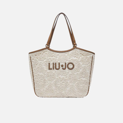 Borsa donna shopping Liu Jo Ferielle Cream