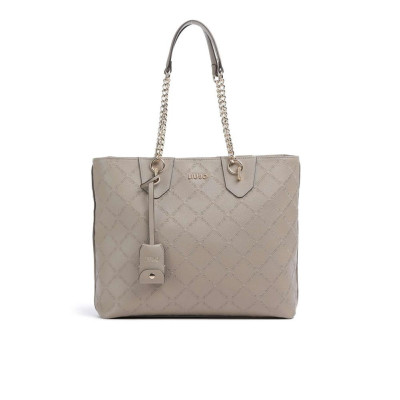 Borsa donna shopping media con catena Liu Jo Adonia Desert Taupe