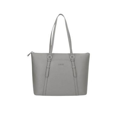 Borsa Donna Shopping Media Liu Jo Antracite Metallico  Valigeria.it