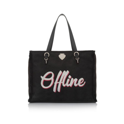 Borsa Donna Shopping Offline Le Pandorine Nero AI20DAX0261301  Valigeria.it