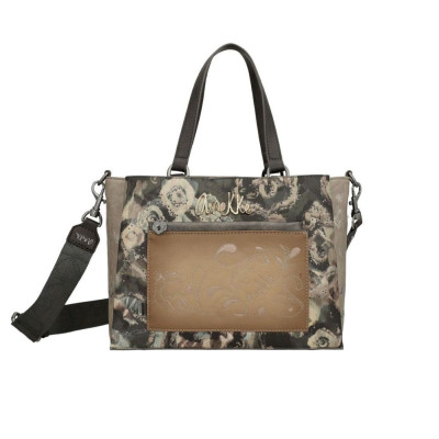 Borsa donna shopping quadrata Anekke Manifesto Multicolor