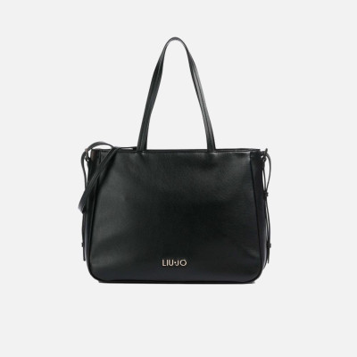 Borsa donna shopping quadrata Liu Jo Arezu Nero