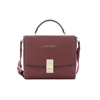 Borsa Donna Tracolla con Patta Dafne Piquadro Bordeaux  Valigeria.it