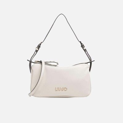 Borsa donna tracolla con zip sopra Liu Jo Arezu Cream