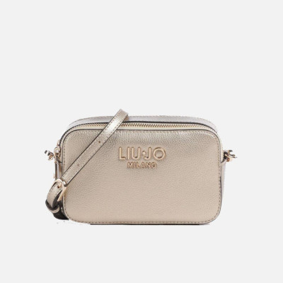 Borsa donna tracolla con zip sopra Liu Jo Ridhi Light Gold