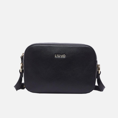 Borsa donna tracolla con zip superiore Liu Jo Manh Nero