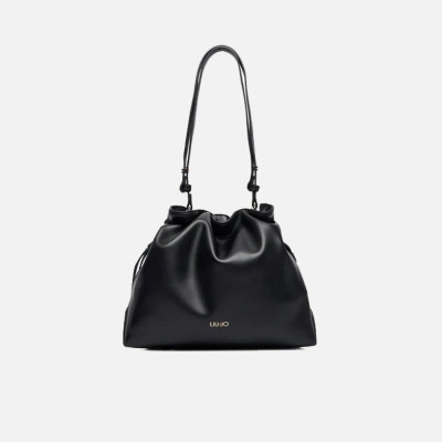 Borsa donna tracolla grande Liu Jo Ricci Nero 
