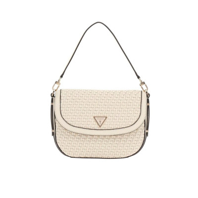 Borsa Donna Tracolla Intrecciata Murielle Guess Bone  Valigeria.it