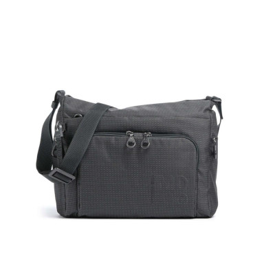 Borsa donna tracolla con zip sopra Mandarina Duck MD 20 Steel