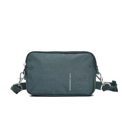 Borsa donna tracolla con zip sopra Mandarina Duck MD Pine Green