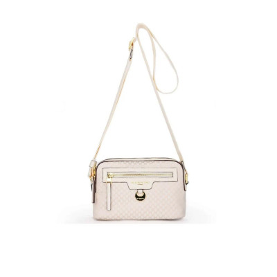 Borsa donna tracolla Norma Nannini 18450A-Off White Valigeria-it