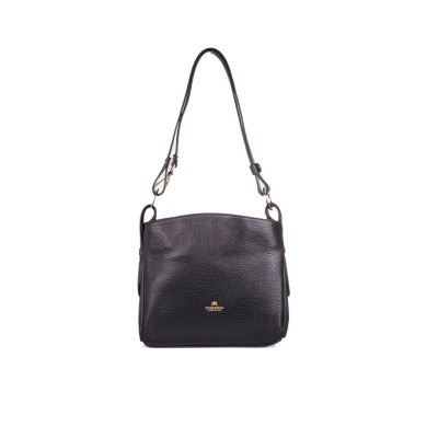 Borsa donna tracolla piccola Cuoieria Fiorentina Velvet Nero
