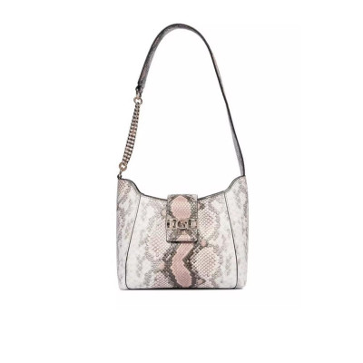 Borsa donna tracolla pitonata Guess Jane Lotus Multi
