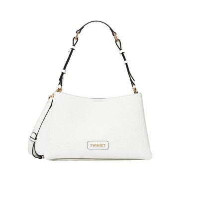 Borsa donna tracolla sfoderata Timeless Twinset 251TD830300282 Neve Valigeria-it