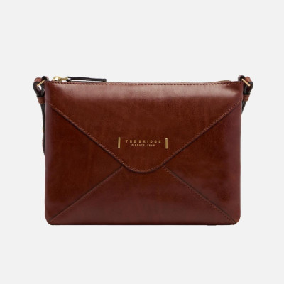 Borsa donna tracolla The Bridge Frida Marrone/Oro