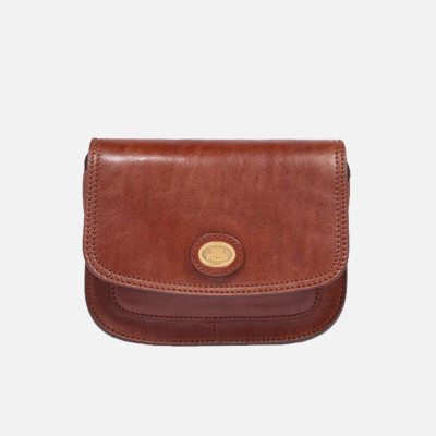 Borsa donna tracolla a scomparti small size The Bridge Story Donna Marrone/Oro