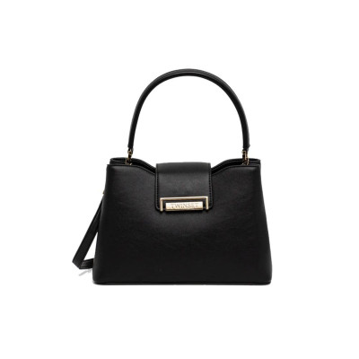 Borsa donna un manico con tracolla Harmony Twinset 251TD829000006 Nero Valigeria-it