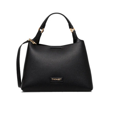 Borsa donna un manico con tracolla Timeless Twinset 251TD830000006 Nero Valigeria-it