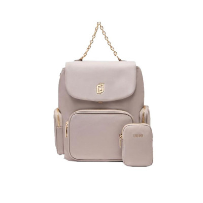 Borsa donna zainetto con patta Achala Liu Jo AA5174T455981110-Mushroom Valigeria-it