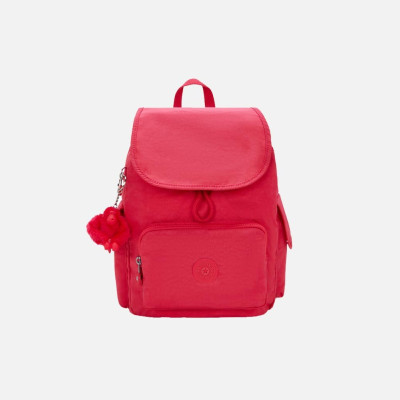 Borsa donna zainetto chiusura con patta Kipling City Pack S Resort Pink