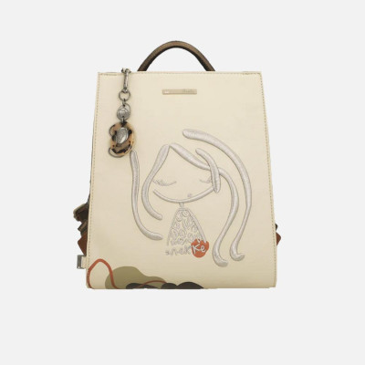 Borsa donna zainetto quadrato Anekke Gaia Multicolor