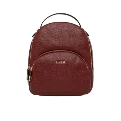 Borsa donna zainetto chiusura zip stondato Liu Jo Manh Red Wine
