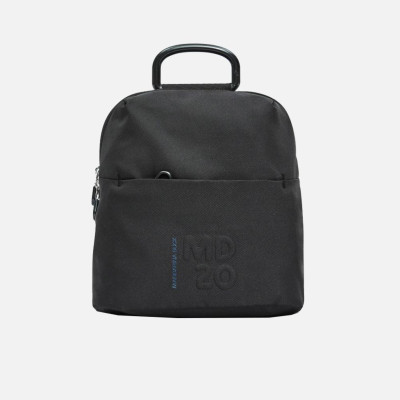 Borsa donna zainetto chiusura zip stondato Mandarina Duck MD 20 Black