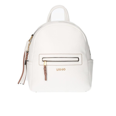 Borsa Donna Zainetto Stondato Sanura Liu Jo Off White  Valigeria.it