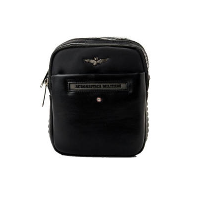 Borsello Doppia Cerniera Sky Aeronautica Militare Nero  Valigeria.it