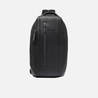 Borsello monospalla con portabilità a zaino Piquadro Urban Nero