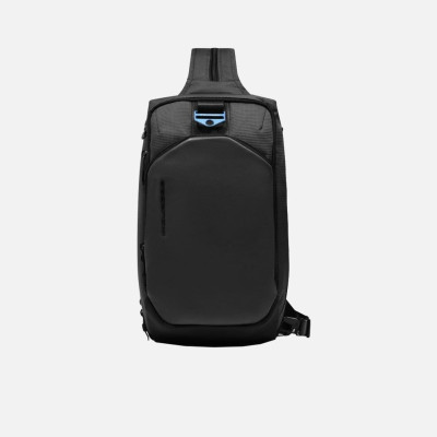 Borsello monospalla porta ipad mini Piquadro Pq-Earth Nero