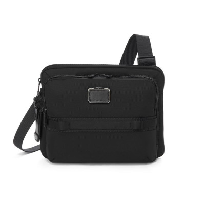 Borsello piatto con tasca davanti Tumi Alpha Bravo Black