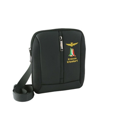 Borsello Piatto Drone Aeronautica Militare Nero  Valigeria.it