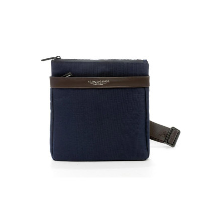 Borsello Piatto Smart Spalding&Bros Blu  Valigeria.it