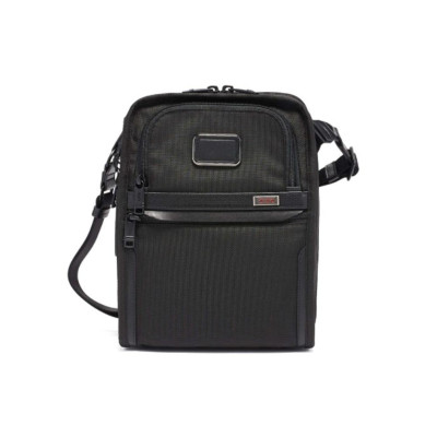 Borsello Piatto Tumi Black  Valigeria.it