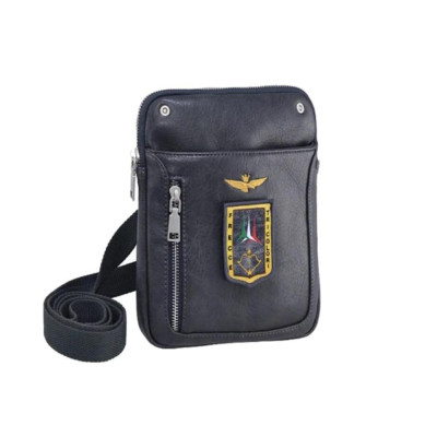 Borsello Piccolo Porta Tablet Aeronautica Militare Antracite  Valigeria.it