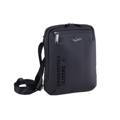 Borsello Tozzo Medio Helix Aeronautica Militare Nero  Valigeria.it