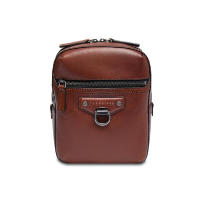 Borsello tozzo con tasca anteriore The Bridge Marrone